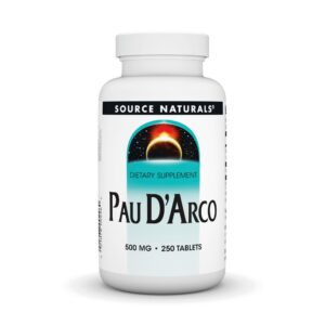 Caja de suplemento Pau D'Arco Source Naturals 250 tabletas