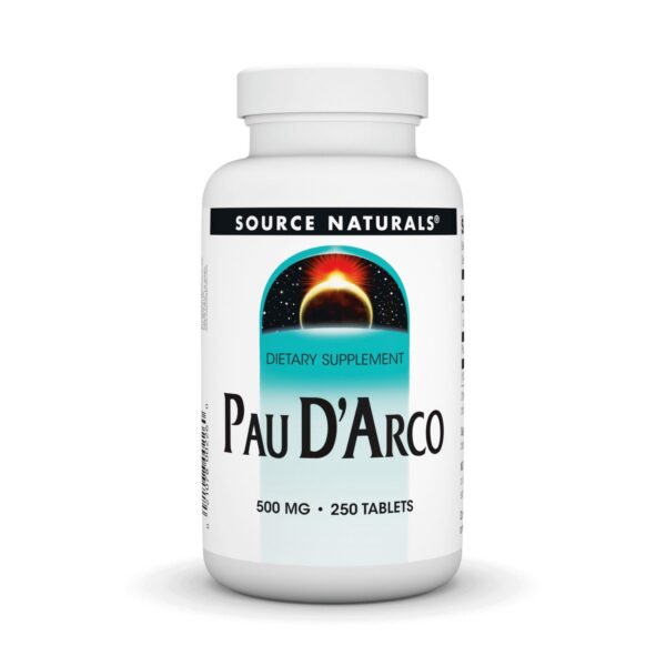 Caja de suplemento Pau D'Arco Source Naturals 250 tabletas