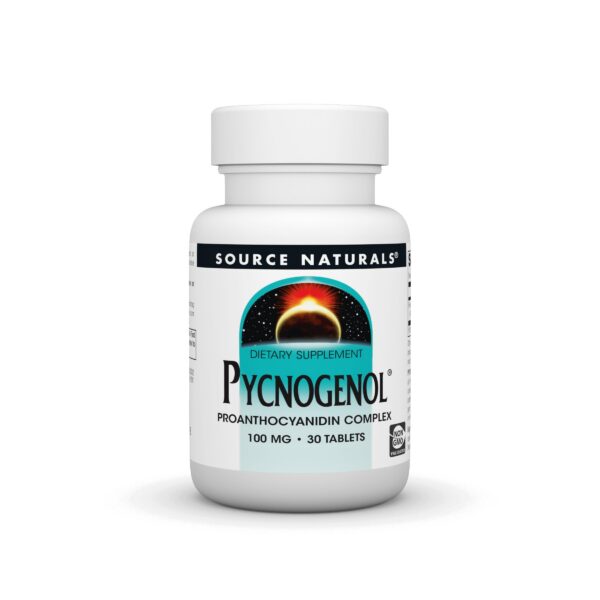 Source Naturals Pycnogenol 100 mg etiqueta frontal
