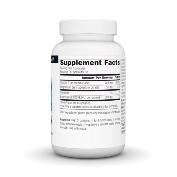 Version 1.0.0 Etiqueta de quercetina activada con bioflavonoides