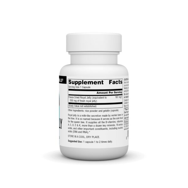 Version 1.0.0 Etiqueta de Source Naturals Royal Jelly