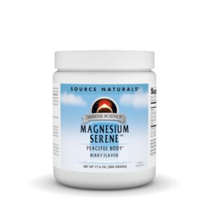 Version 1.0.0 Frasco Source Naturals Serene Magnesium Serene sabor baya