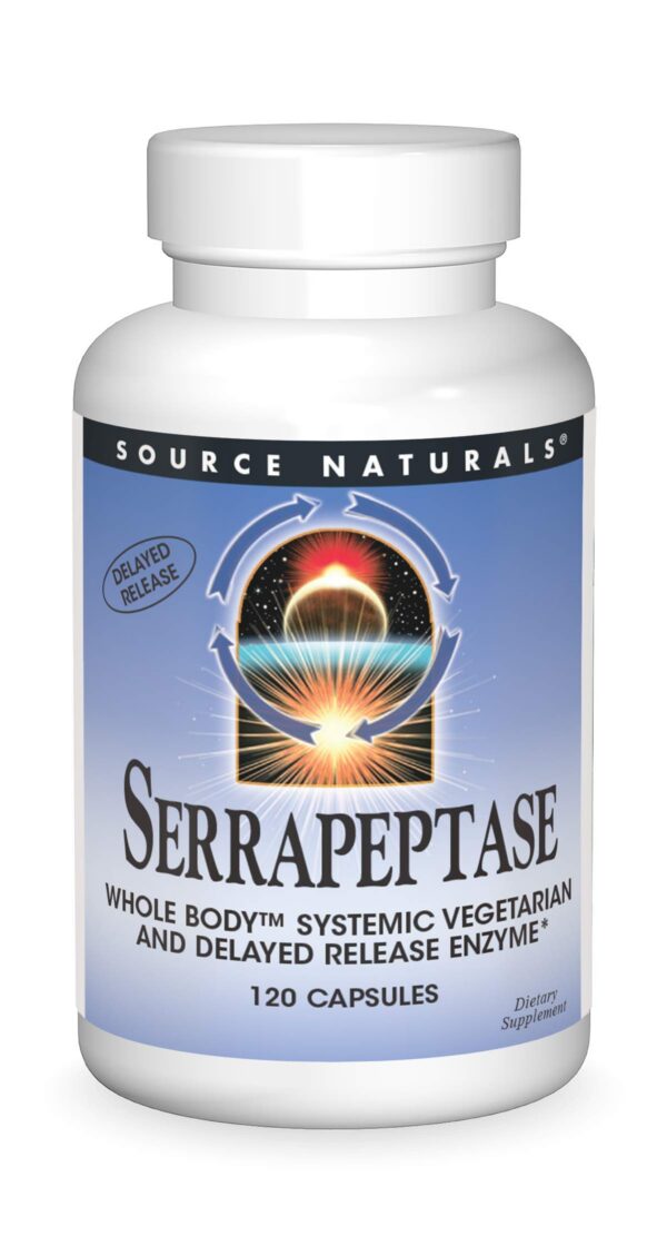 Frasco Serrapeptase Source Naturals