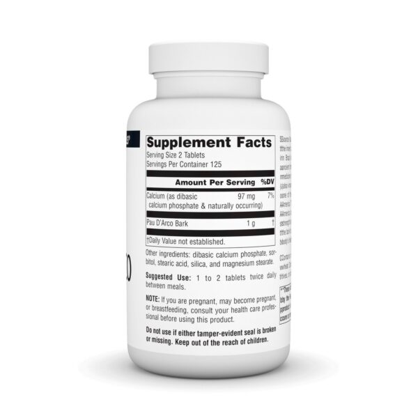 Tabletas Pau D'Arco para soporte general de salud Source Naturals