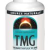 Frasco frontal de Source Naturals TMG 750 mg tabletas