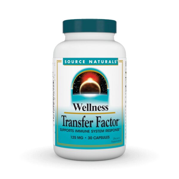 Etiqueta y empaque Source Naturals Transfer Factor