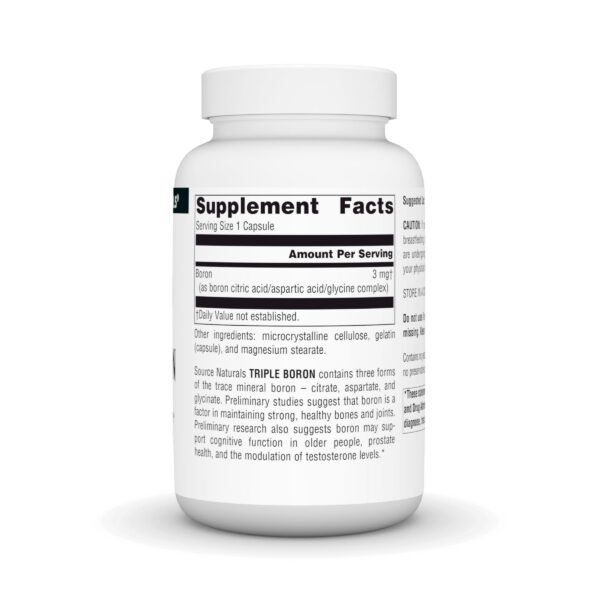 Cápsulas borón 3 mg en botella