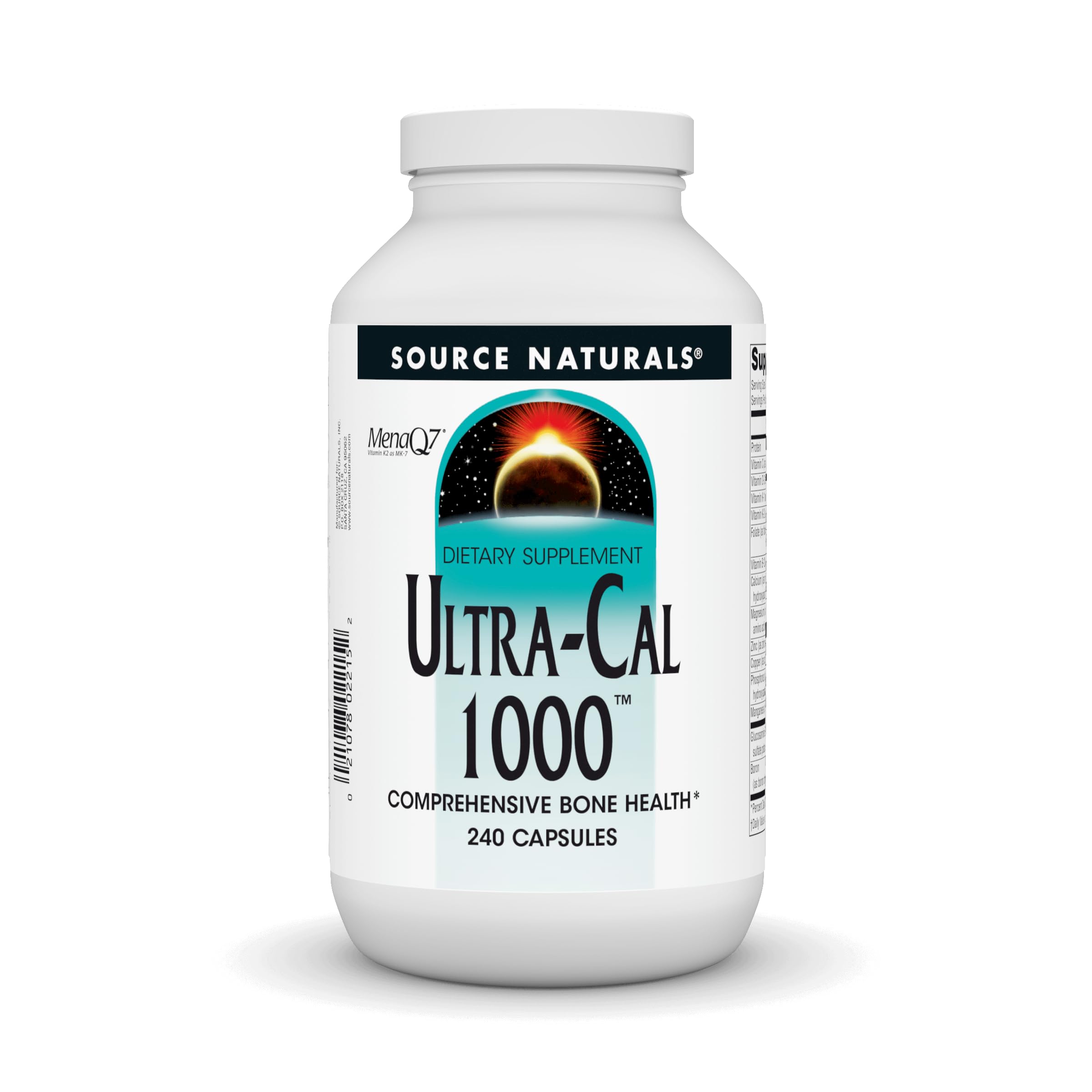 Ultra-Cal 1000 calcio Source Naturals 240 cápsulas