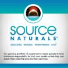 Logo de Source Naturals en la etiqueta