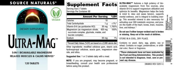 Etiqueta frontal de Ultra-Mag