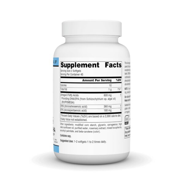 Etiqueta frontal de Source Naturals Omega-3s