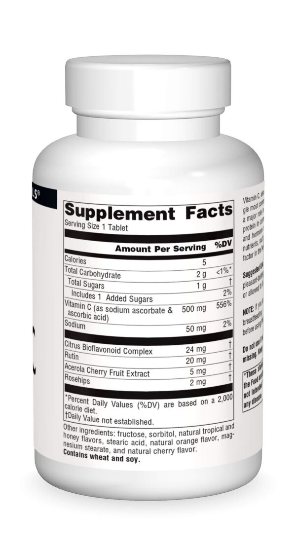 Version 1.0.0 Frasco blanco con etiqueta Source Naturals