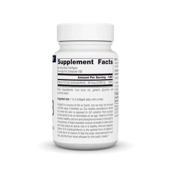 Etiqueta Source Naturals Vitamina D-3 1000 UI