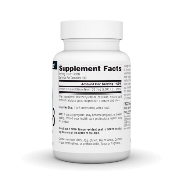 Version 1.0.0 Etiqueta Source Naturals Vitamina D-3