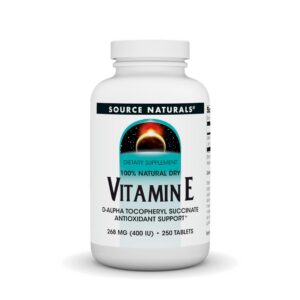 Frontal de Source Naturals vitamina e 400 ui