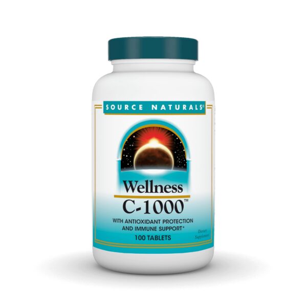 Frasco de Source Naturals Wellness C-1000