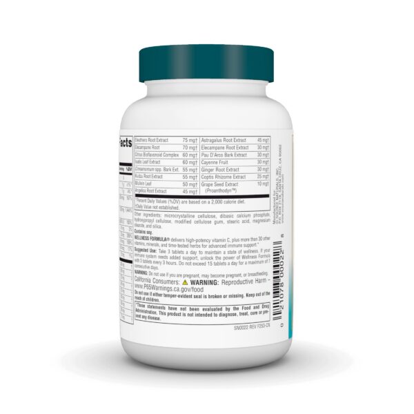 Etiqueta lateral del envase