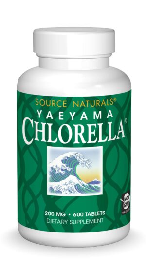 Source Naturals Yaeyama Chlorella frasco 600 tabletas superalimento