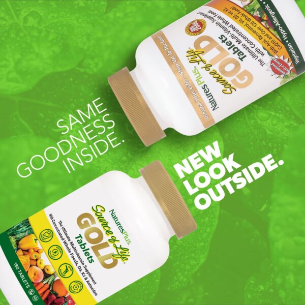 Source of Life Gold multivitamínico tabletas vista lateral