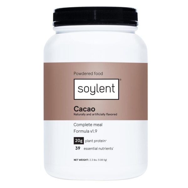 Soylent polvo cacao frente envase
