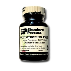 Botella SP Oculotrophin PMG con tabletas