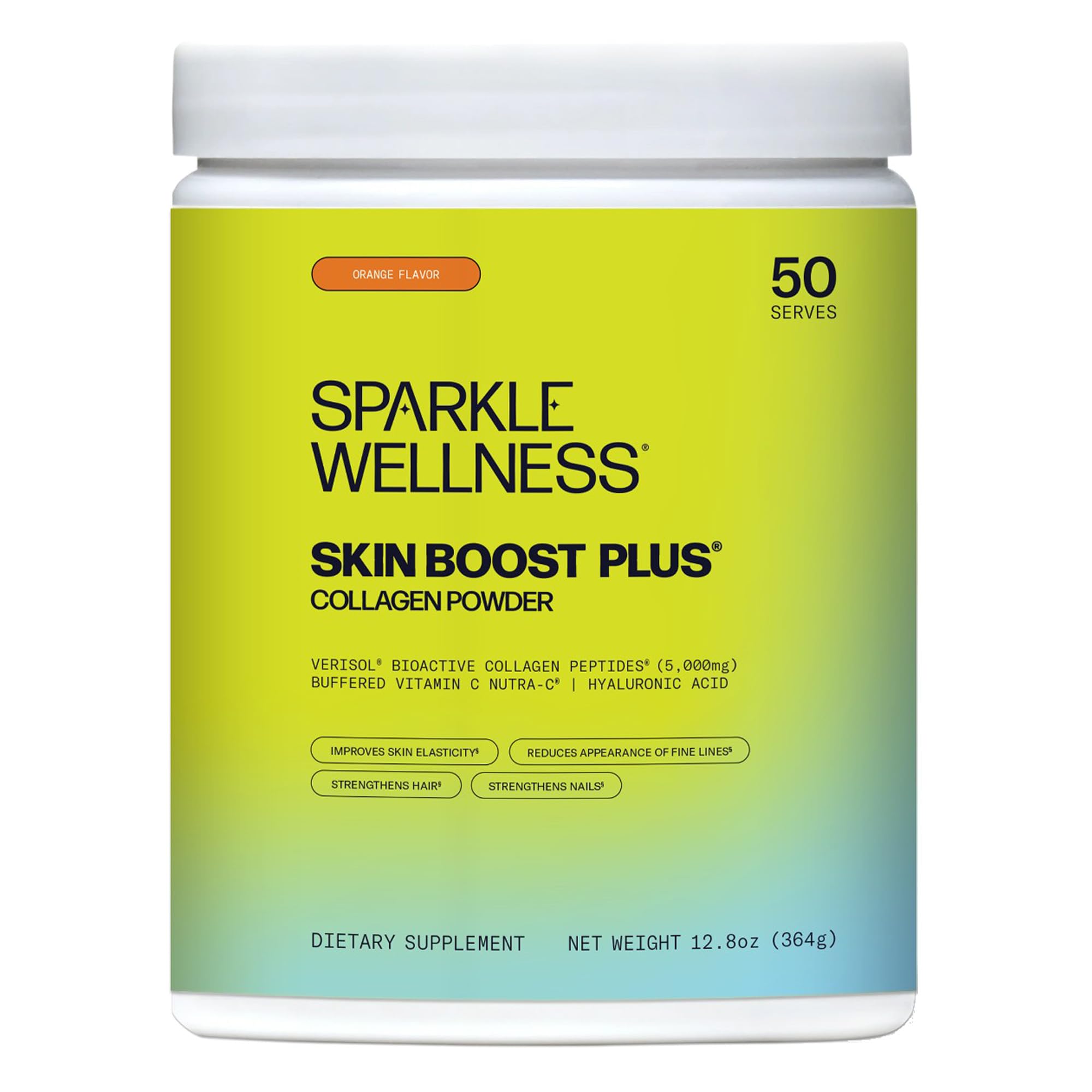 Sparkle Wellness VERISOL Collagen Powder with Vitamin C & Hyaluronic Acid