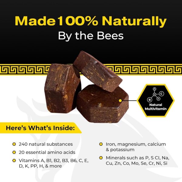 Spartan Bee Bread masticables en uso
