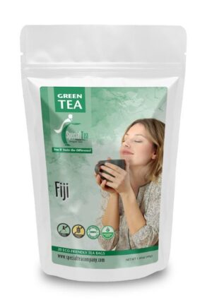 Version 1.0.0 Caja de Special Tea Fiji té verde orgánico con sabor a piña y papaya
