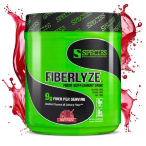 Species Nutrition Fiberlyze suplemento de fibra psyllium verde
