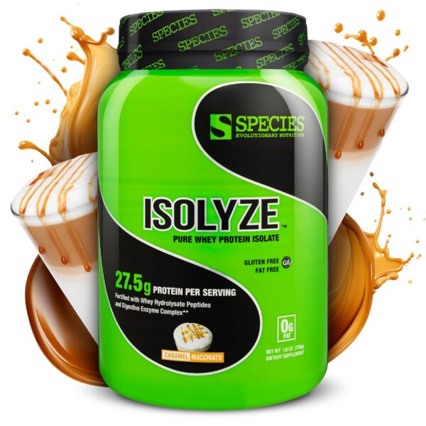 Species Isolyze Whey front label