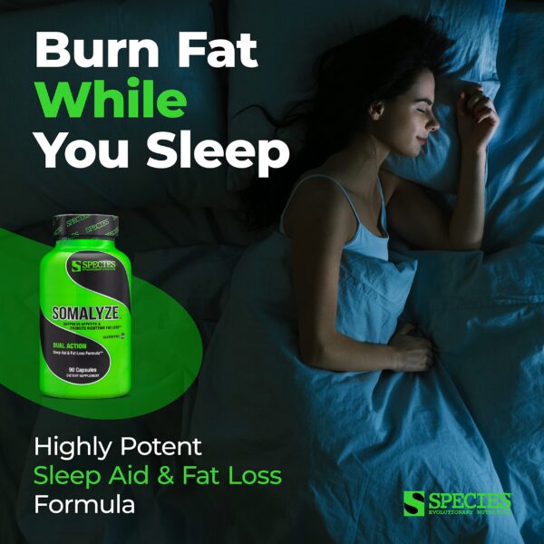 GABA y melatonina en etiqueta de Somalyze