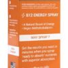 Spectraspray vitamina b12 spray etiqueta ingredientes