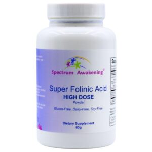 Version 1.0.0 Spectrum Awakening Folinic Acid Powder front label