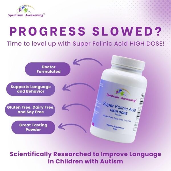 Folinic acid powder jar close-up