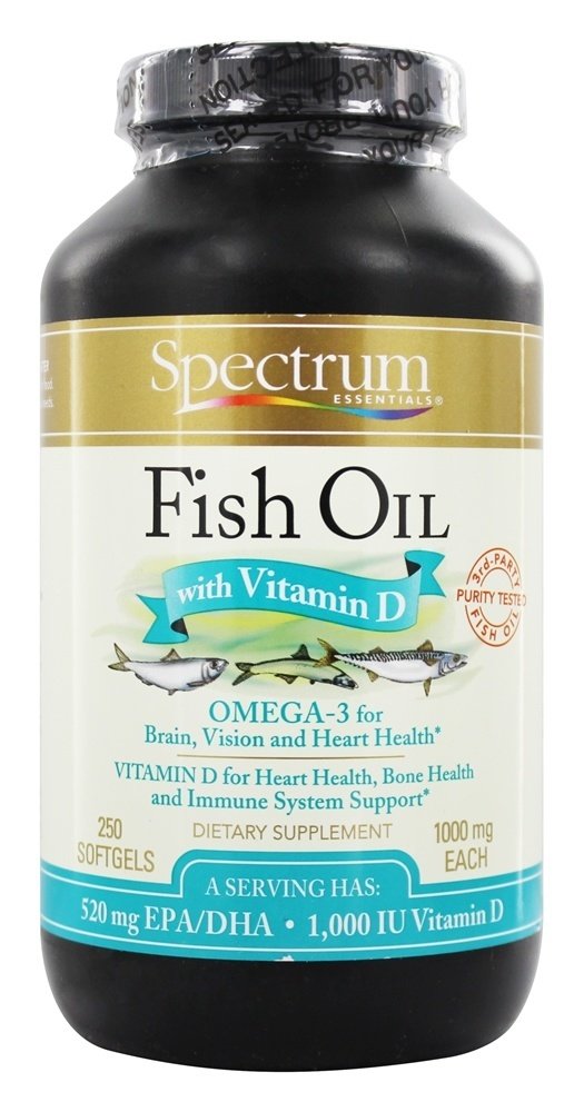 Spectrum Essentials Fish Oil etiqueta frontal