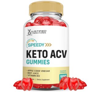 Version 1.0.0 Bote con Speedy Keto ACV gomitas vitamina B12 y vinagre de manzana