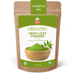 Version 1.0.0 SPICY ORGANIC polvo de neem orgánico 16 onzas