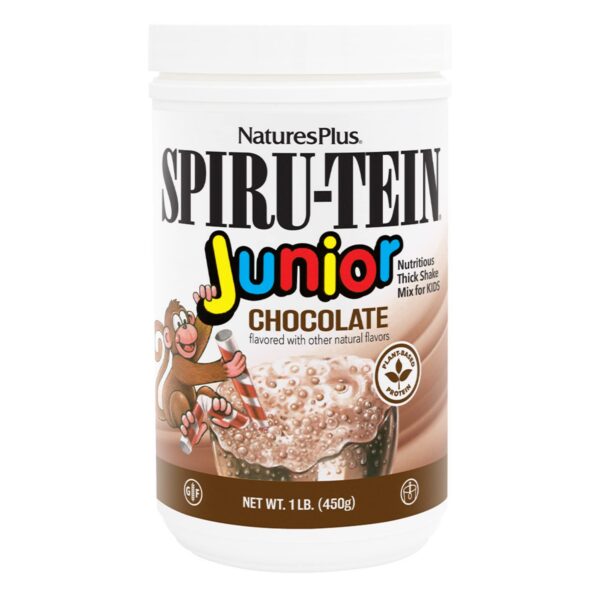 Version 1.0.0 SPIRU-TEIN Junior batido proteína vegetal chocolate 1 libra