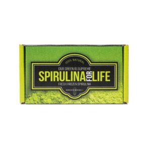Paquete de 7 stick de Spirulina congelada pura verde