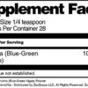 Spirulina TerraVita polvo superalimento natural para nutrición saludable