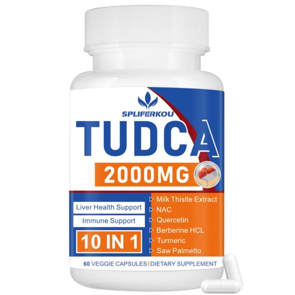 Frente del envase Spliferkou Tudca 2000 mg
