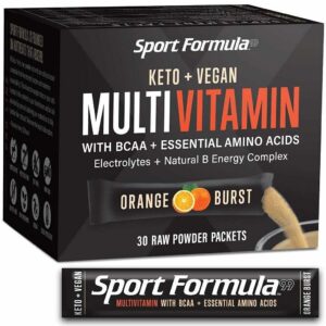 Paquete Sport Formula 99 multivitaminas veganas keto 30 sobres