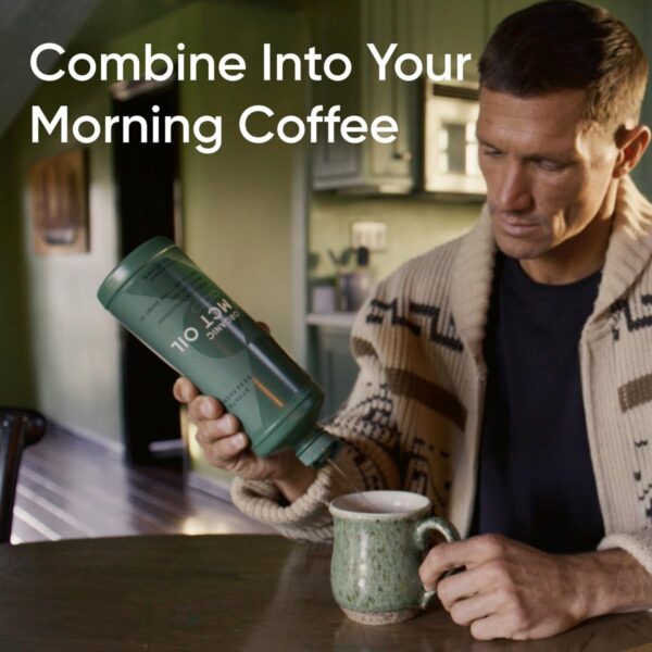 Frasco de aceite MCT orgánico