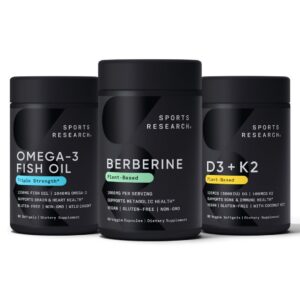Sports Research Berberine y Omega-3 envase