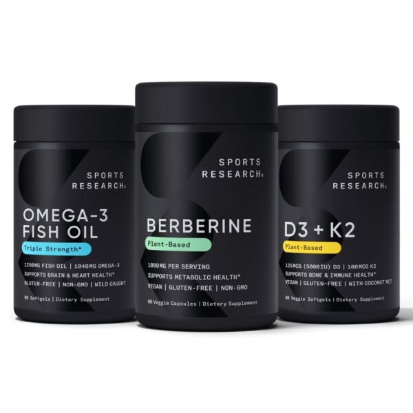 Sports Research Berberine y Omega-3 envase