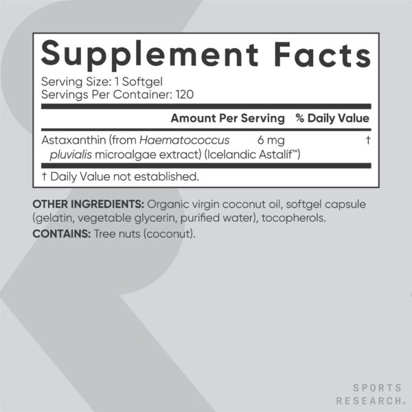 Etiqueta frontal Biotin Sports Research