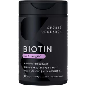 Suplemento biotina 10000mcg