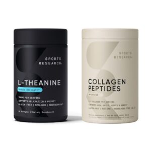 Frasco de colágeno en polvo