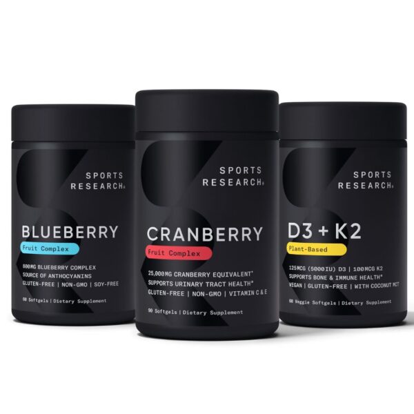 Botella de Sports Research Cranberry Fruit Complex