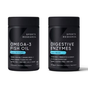 Version 1.0.0 Sports Research Omega 3 1250 mg etiqueta frontal